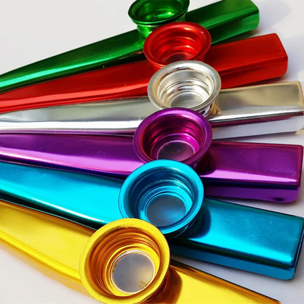Metallo leggero in lega di alluminio Kazoo dal design semplice per strumenti di chitarra Strumenti per amanti della musica Strumenti per strumenti musicali
