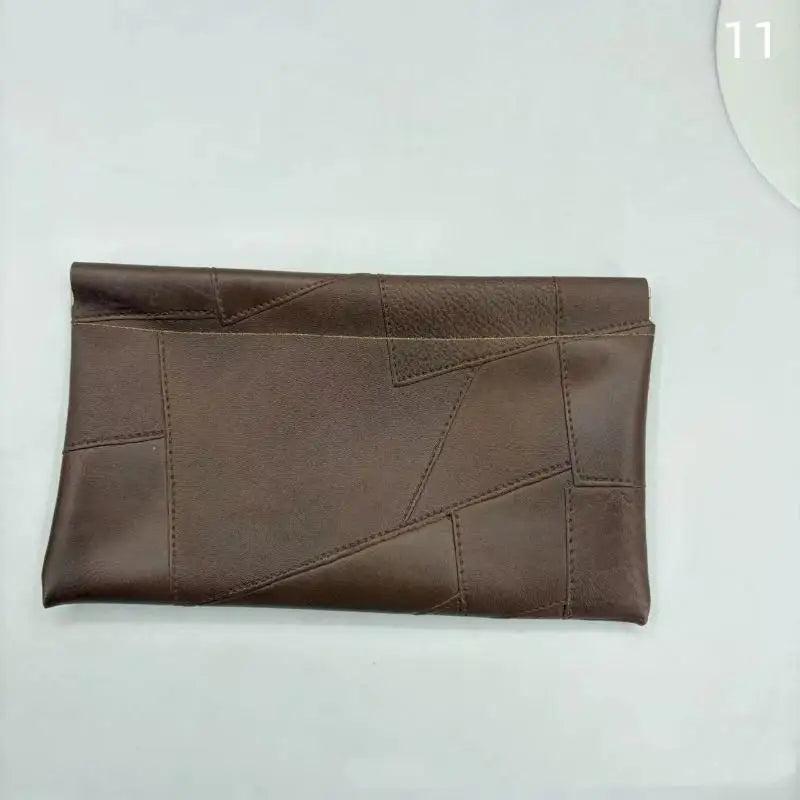 Portafoglio in Pelle PU con Chiusura Automatica, Porta Passaporto, Patente e Documenti, Custodia per Cavi e Auricolari, Portamonete