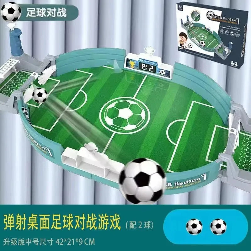 Tavolo da calcio caldo per feste in famiglia Gioco da tavolo da calcio Giocattoli da calcio interattivi da tavolo Bambini Ragazzi Sport Gioco portatile all'aperto Regalo