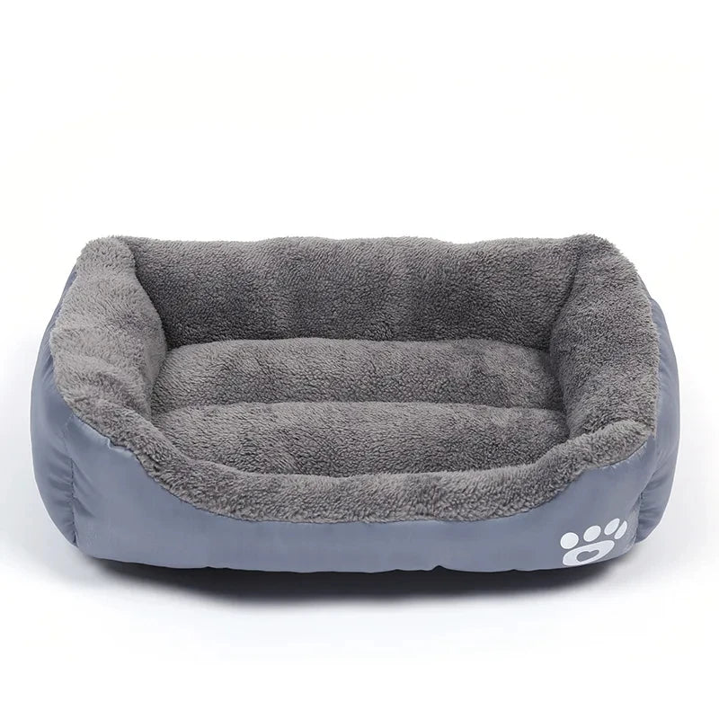 Morbido divano quadrato per cani di grandi dimensioni Cuscino elastico per casa per cani Inverno caldo Letto per cani medio Lavabile Cuccia per gatti Accessori per la casa