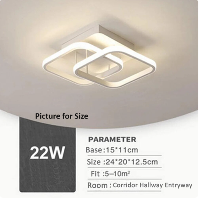 Luce Da Soffitto LED Moderna Minimalista Per Interni Eleganti