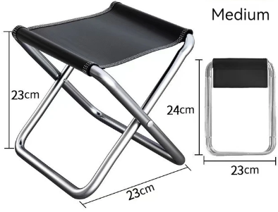 Sedia Pieghevole Portatile Da Esterno Per Viaggio Robusta In Alluminio