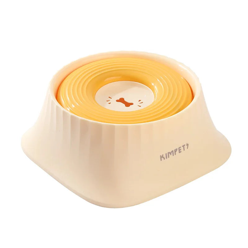 Dog slow feeder bowl, elevated dog bowl, spill-proof pet bowl, anti-spill bowl, small to medium dog food bowl, cat bowl