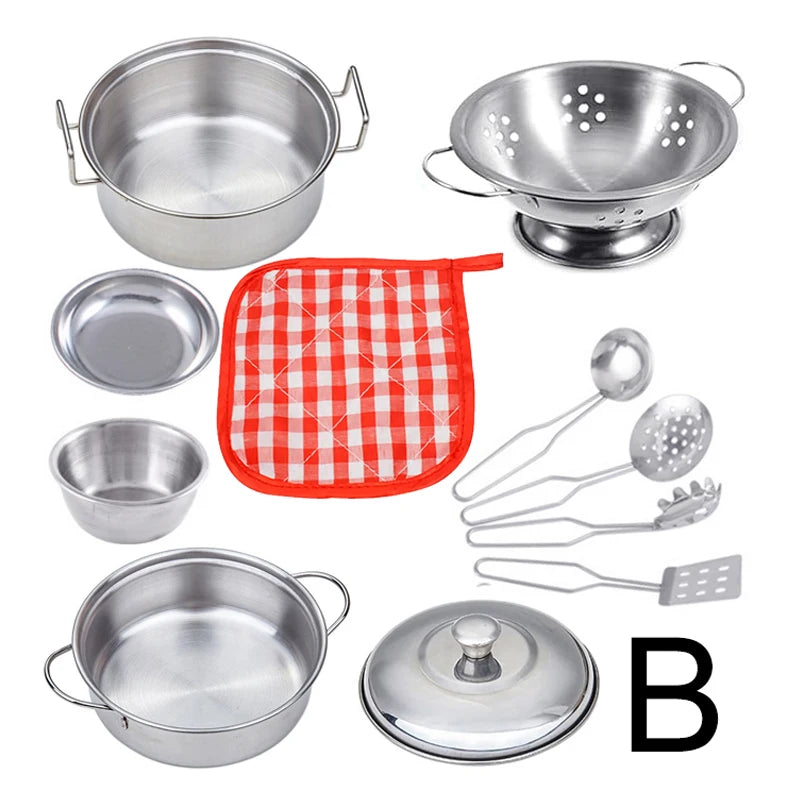 Set da cucina Fai finta di giocare Giocattolo da cucina simulato Set da gioco di ruolo per bambini Set da cucina Regalo educativo per bambini Ragazze Ragazzo