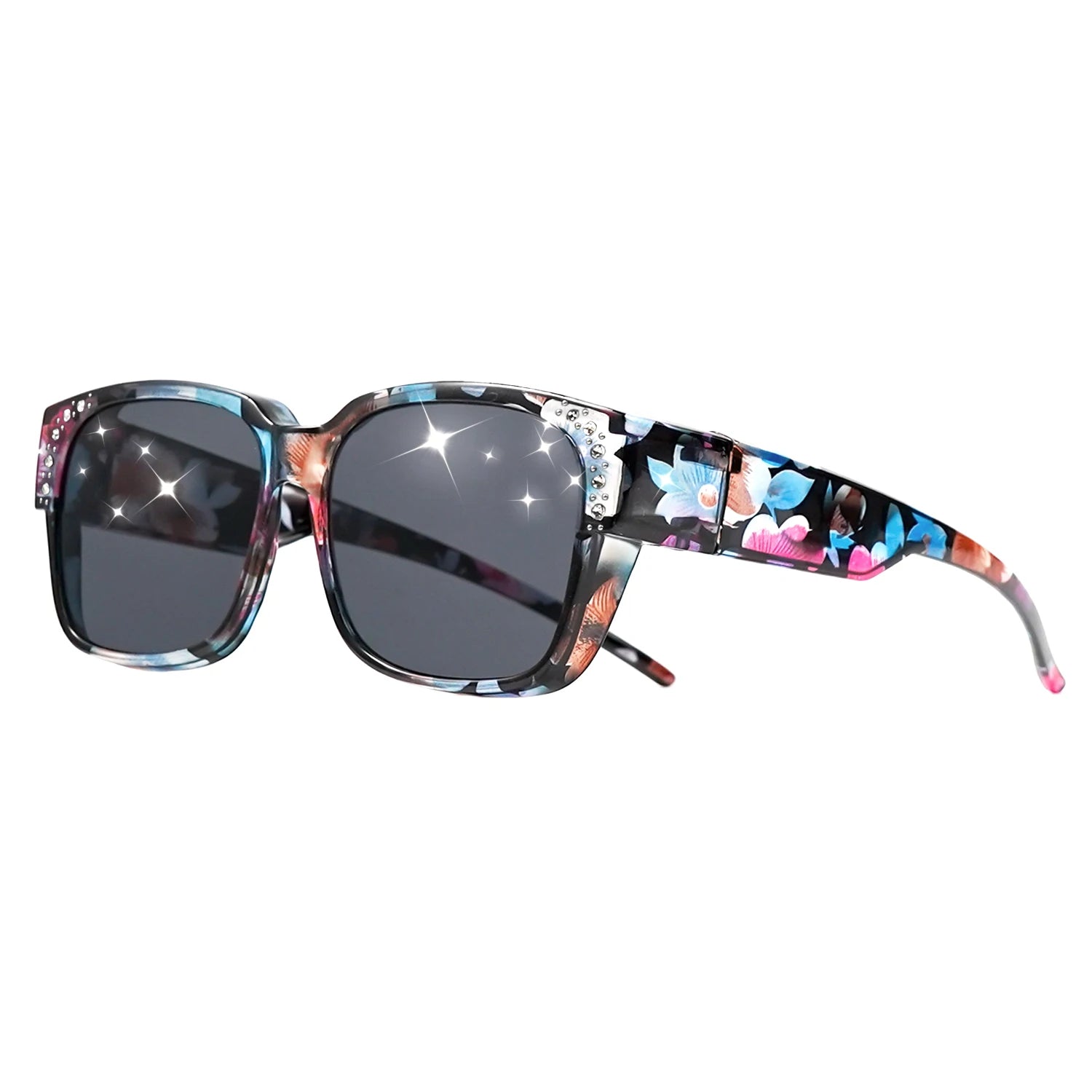 Oversized Square Fashion Sunglasses - Decorative Lenses for Fashion & Style, Stylish Eyewear, Elegant Eyewear