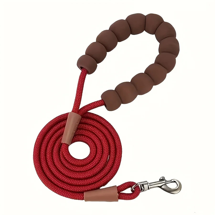 Round Dog Leash • Heavy Duty, Durable Rope for Small, Medium, Lightweight Design for Walking, Training, and Outdoor Activities