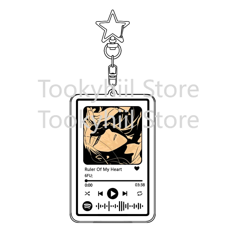 Popolare 26 brani Alien Stage Music Portachiavi Colonna sonora originale LUKA Accessorio per donna Ciondolo per borsa Playlist Codice Keying Fans Regalo
