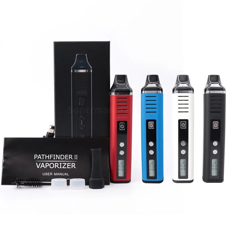 Vaporizzatore per erbe secche ANIX TAURUS Camera in ceramica Kit sigaretta elettronica Pathfinder Vape Pen Schermo LED Controllo della temperatura Vaper per tabacco