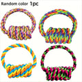 1pc Large Breed Knot Dog Toy-Multicolor, Tough Chew Toy for Aggressive Chewers, Heavy Duty Dental Floss Toy Kit Anti-Chew Design