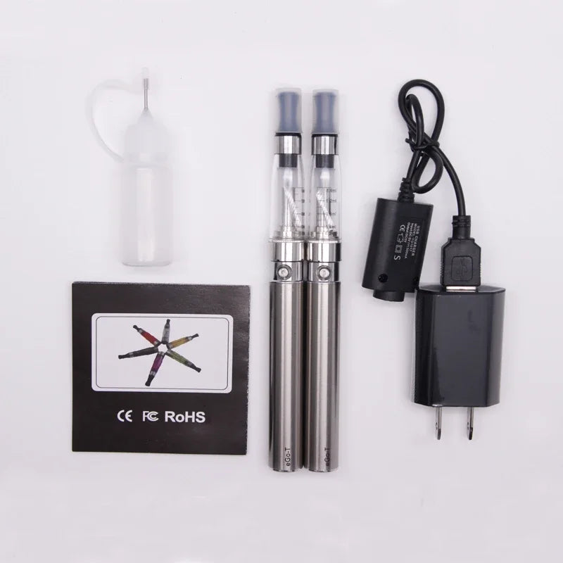 Sigarette elettroniche Ego-T Ce4 Doppio Vape Pen Starter Kit CE4 Atomizzatore Ego T 650mah/900mah/1100mah Batteria Ce4 Serbatoio Vaporizzatore Vaper