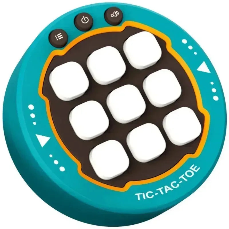 Tic-Tac-Toe Board Gioco elettronico multifunzionale Gioco da tavolo educativo Montessori Scacchi Set di scacchi portatile per adulti e bambini
