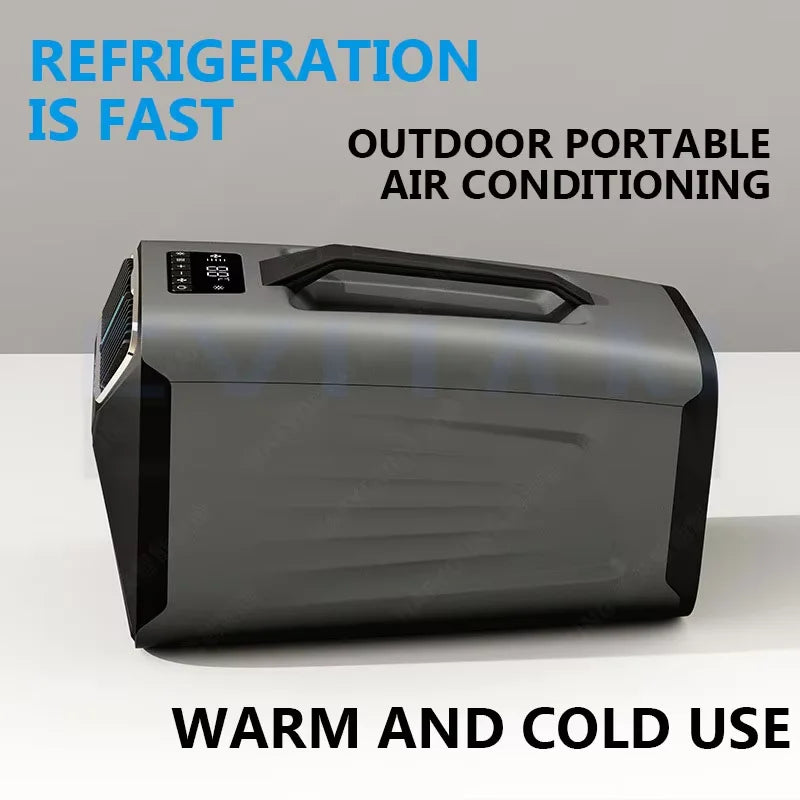 Condizionatore d'aria portatile, climatizzatore mobile per camper, tenda, camion, parcheggio, esterni, auto, campeggio, 220V R290/R134a 5200Btu