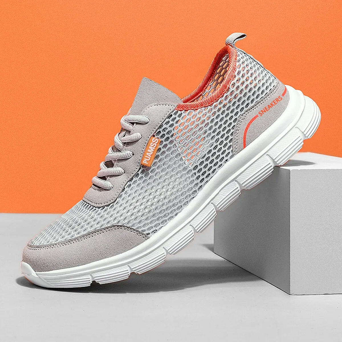Sneakers da uomo scarpe da corsa estive in rete Sneakers leggere e traspiranti per uomo