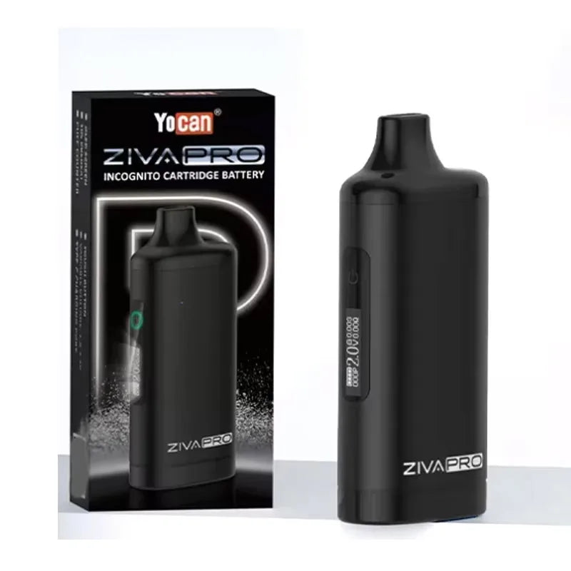 Kit originale Yocan Ziva Pro Vape Vaporizzatore 650mAh Batteria 510 Filettatura Schermo OLED 1.8V-4.2V Vape Pen Sigaretta elettronica Mod