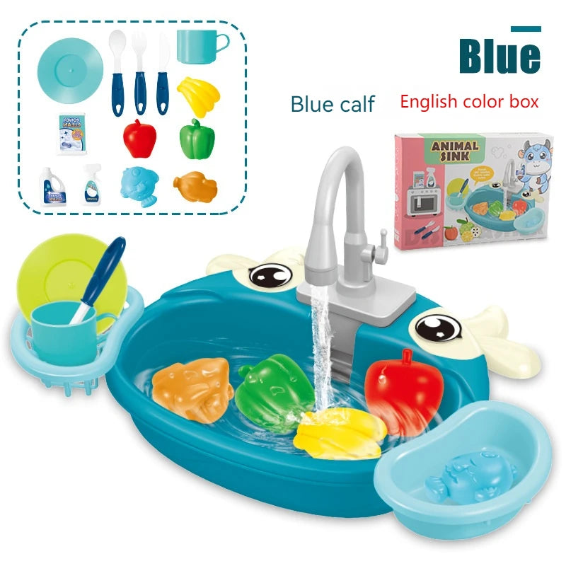 √Choice Play House Toys Fai finta di giocare Cucina per bambini Lavabo Lavello Set da cucina per bambini Giocattolo per ragazzi Ragazze Regali per bambini