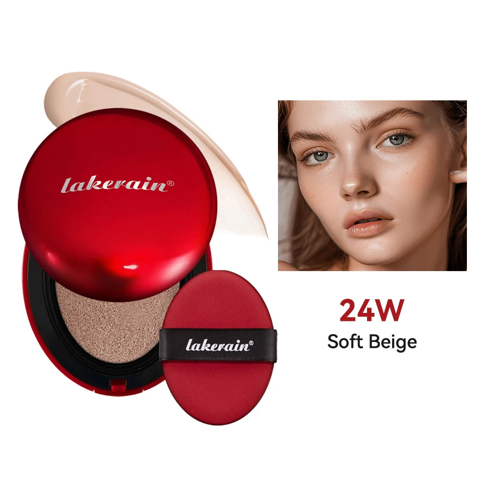 Fondotinta Cushion Coreano Idratante Naturale Copertura 72H Semi-Matte Lunga Durata Base Trucco Donna
