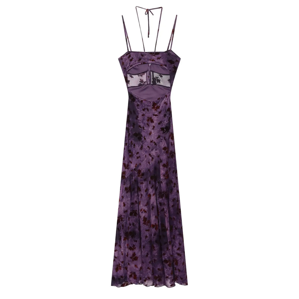Abito Lungo Estivo da Donna 2026 Nuova Moda Elegante Abito da Sera Senza Spalline Chic Giovanile per Feste e Vacanze Estive