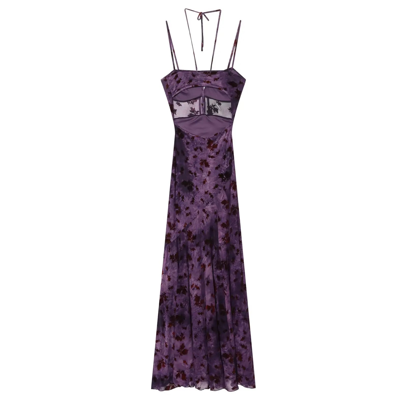 Abito Lungo Estivo da Donna 2026 Nuova Moda Elegante Abito da Sera Senza Spalline Chic Giovanile per Feste e Vacanze Estive