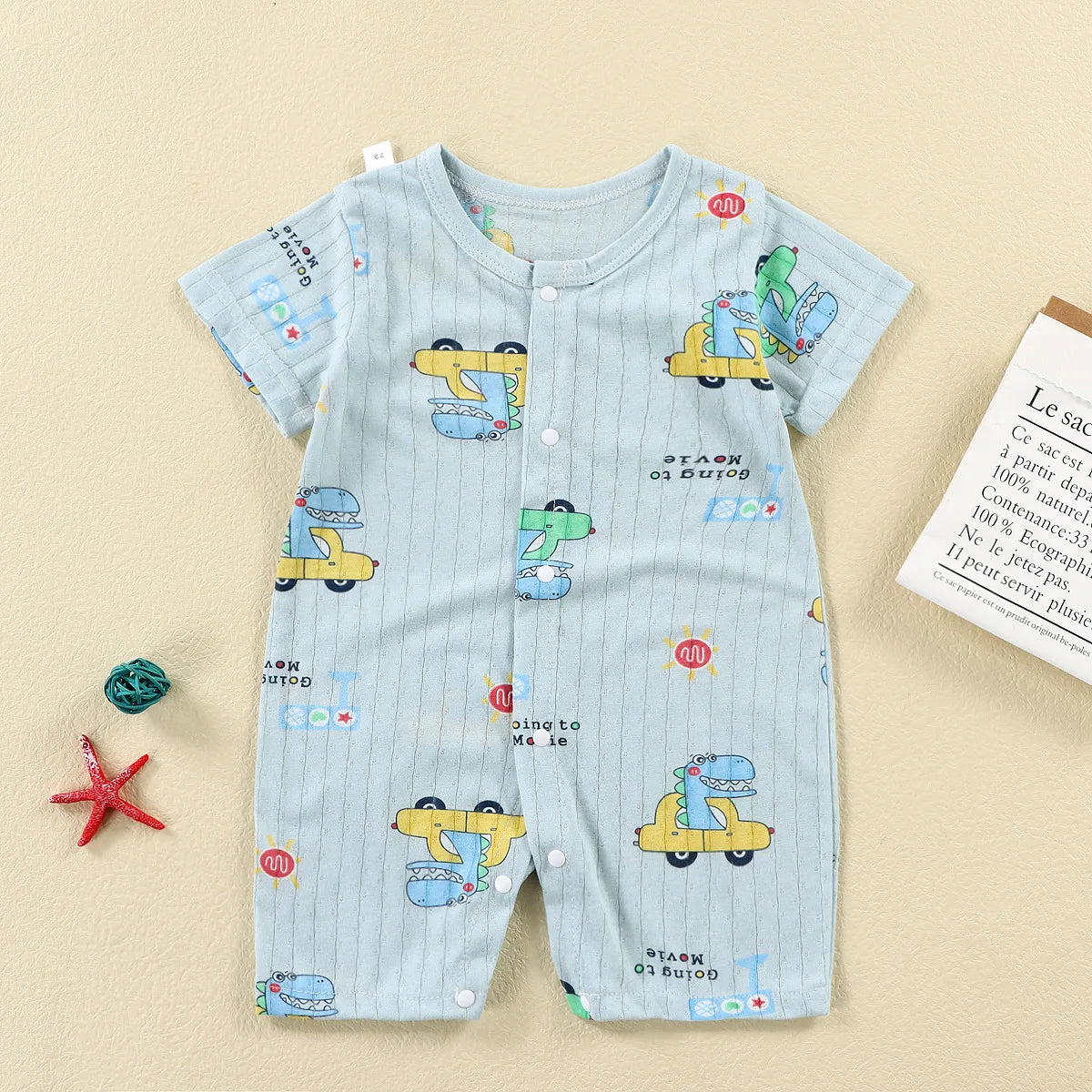 Tutine Neonato 2026 Nuove in Cotone Puro Estive per Bambini e Bambine, Pagliaccetti a Maniche Corte Sottili con Bretelle, Abbigliamento per Neonati