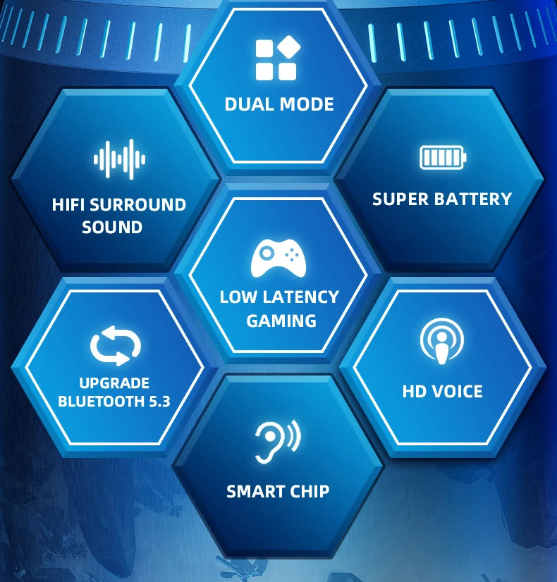 100% originale Lenovo GM2 Pro Bluetooth V5.3 TWS Auricolari wireless Stereo Sport Auricolari Gioco Musica Dual Mode Auricolare a bassa latenza