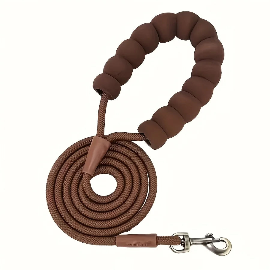 Round Dog Leash • Heavy Duty, Durable Rope for Small, Medium, Lightweight Design for Walking, Training, and Outdoor Activities