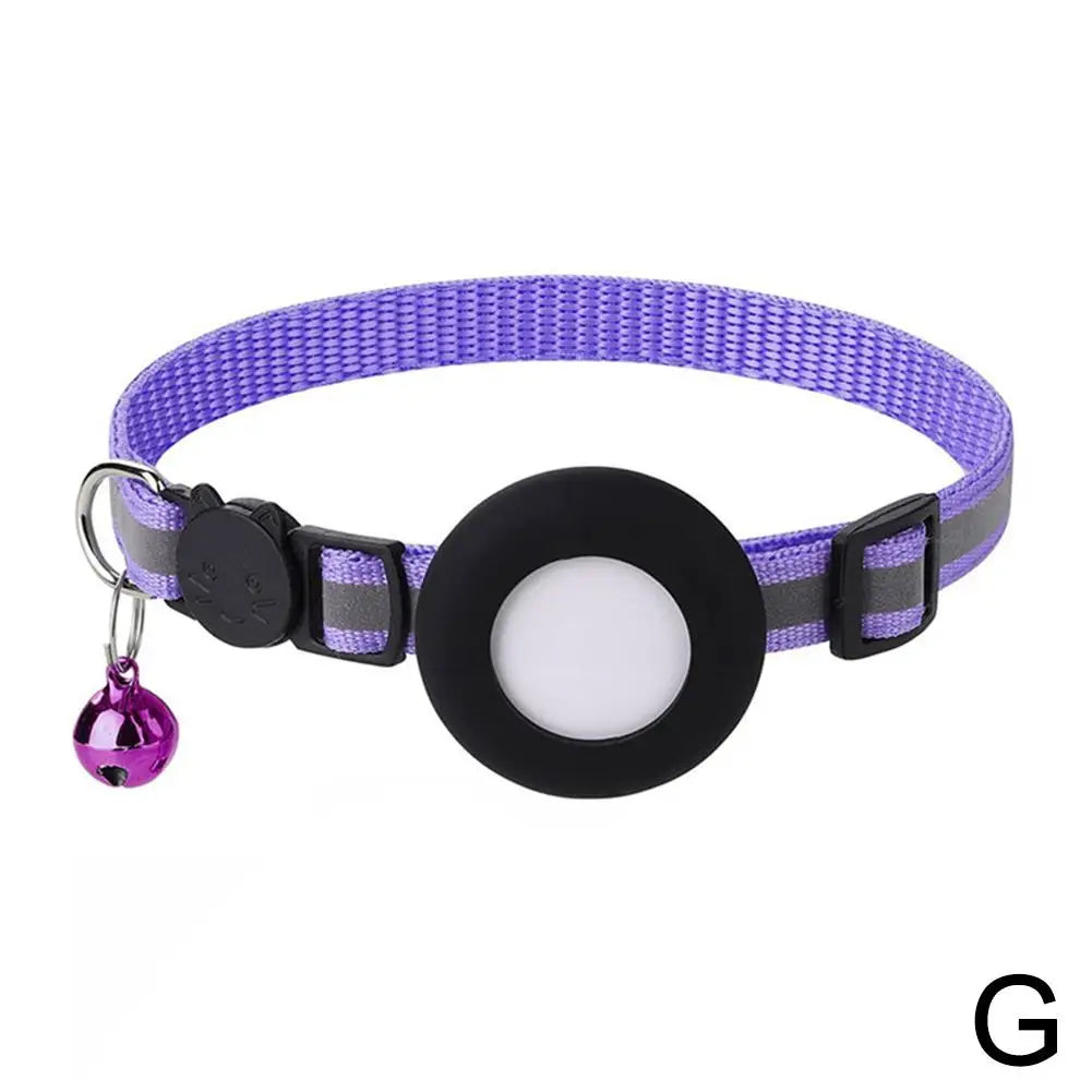 Air Tag Case Collar for Cats with Protective Case Tracker Anti Lost Positioning Reflective Dog Collars Pet Accessories