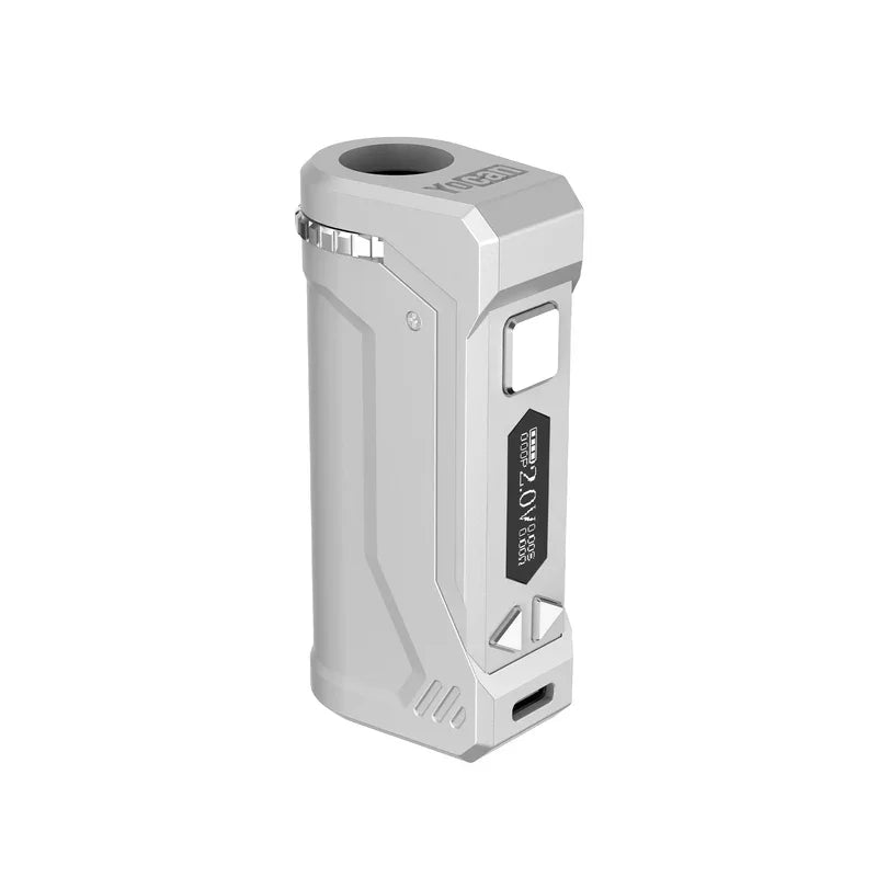 Originale Yocan UNI Pro Box Mod batteria integrata da 650mAh Display OLED 510 Thread 10 secondi sigaretta elettronica Pre-calore Vape