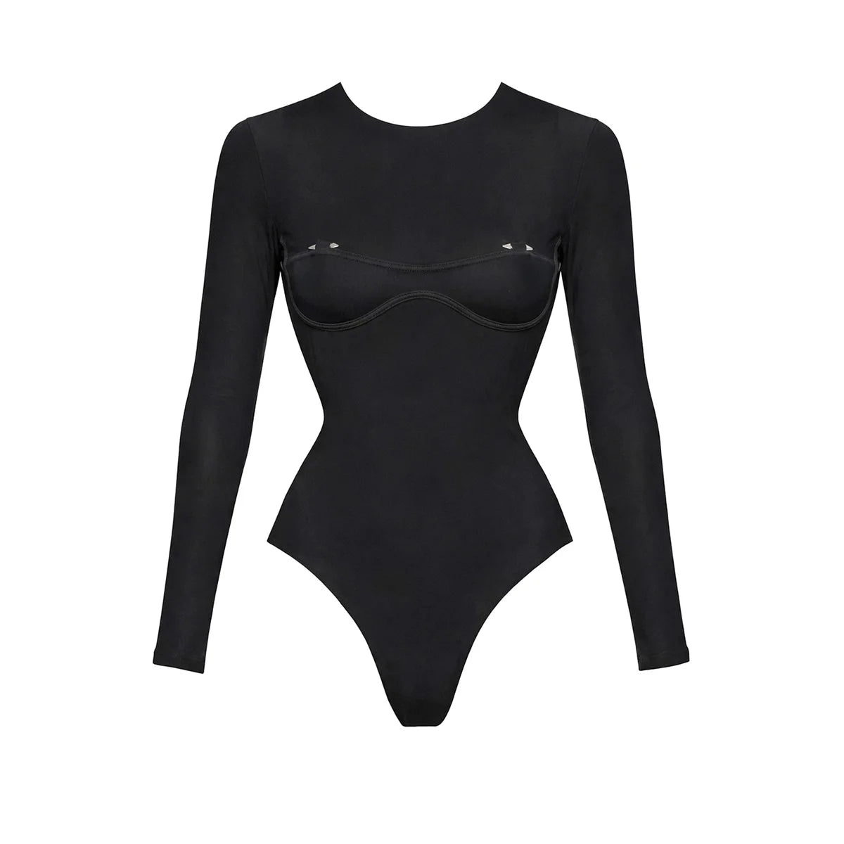 2026 2 Pezzi Costume da Bagno Intero Sexy da Donna, Monokini a Vita Alta Push-Up, Tinta Unita, Abbigliamento da Spiaggia