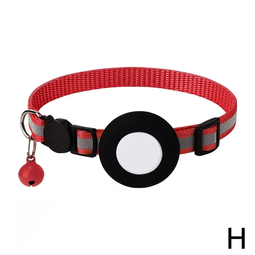 Air Tag Case Collar for Cats with Protective Case Tracker Anti Lost Positioning Reflective Dog Collars Pet Accessories