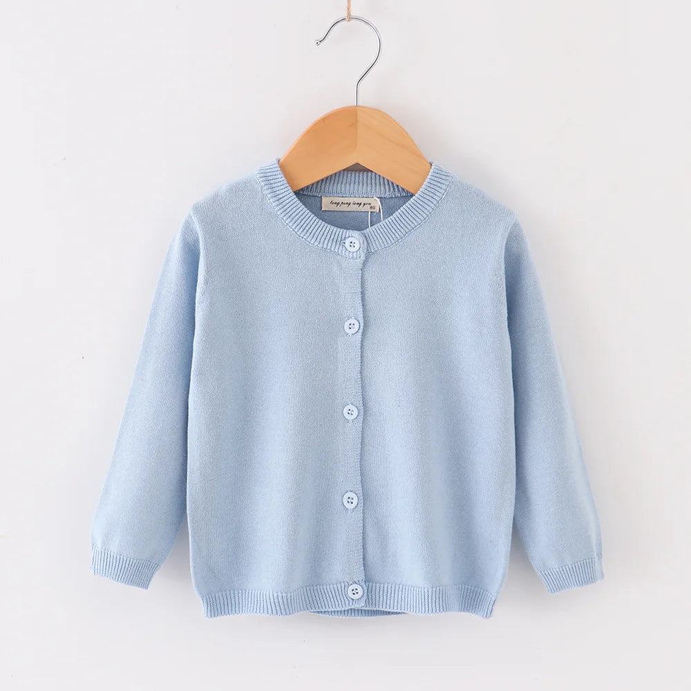 Vestiti per ragazze autunnali Cardigan casual per bambini Solido punto aperto Ragazzi Cappotti morbidi Maglioni per bambini Giacche in maglia per bambini Manica intera