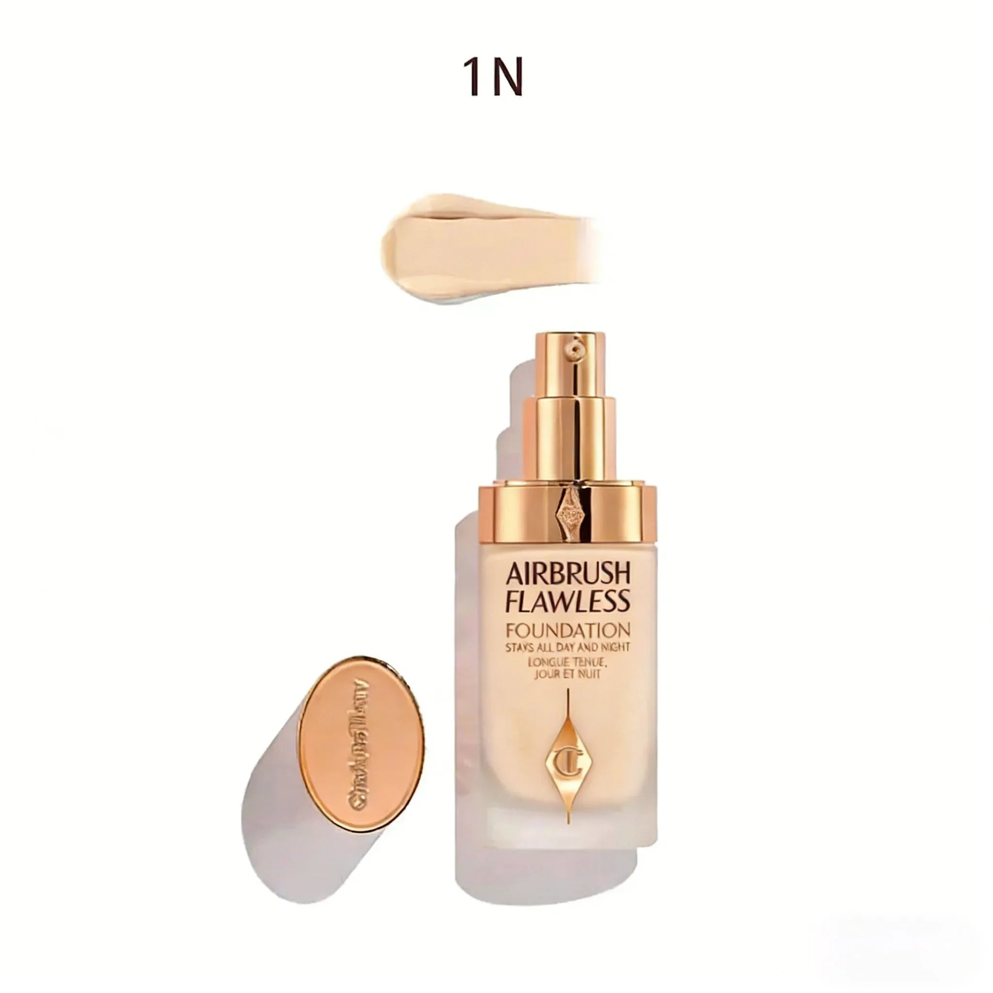 CT Fondotinta Liquido Portatile Controllo Olio Effetto Luminoso, Cipria Compatta Micro-Light, Rossetto Air Cushion, Set Trucco