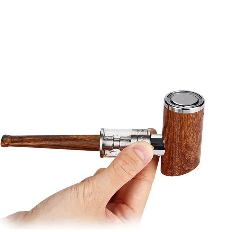 Kamry K1000 Plus E Pipe Kit sigaretta elettronica Vape Pen 1100mAh con serbatoio atomizzatore da 4,0 ml Max 30W Design in legno E Cig Vapor Mod