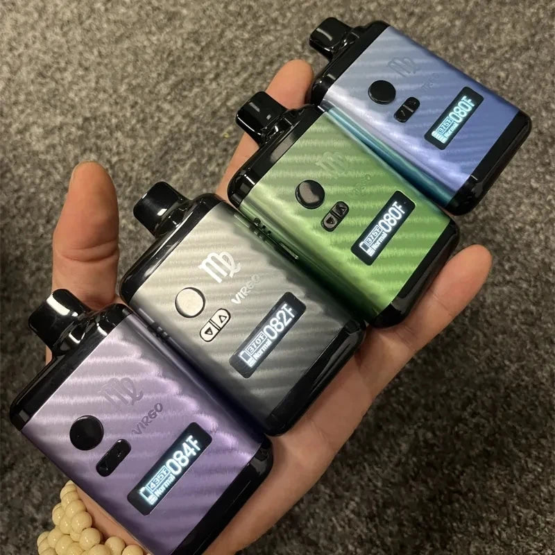 Anix Virgo vaporizzatore per erbe secche 1300mAh controllo della temperatura camera di riscaldamento in ceramica schermo OLED Yocan Hit Vane Xmax Herbal Vape Pen Kit