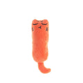 Simpatici giocattoli per gatti Divertenti giocattoli interattivi per gatti in peluche Mini digrignamento dei denti Giocattoli con erba gatta Gattino da masticare Giocattolo stridulo Accessori per animali domestici