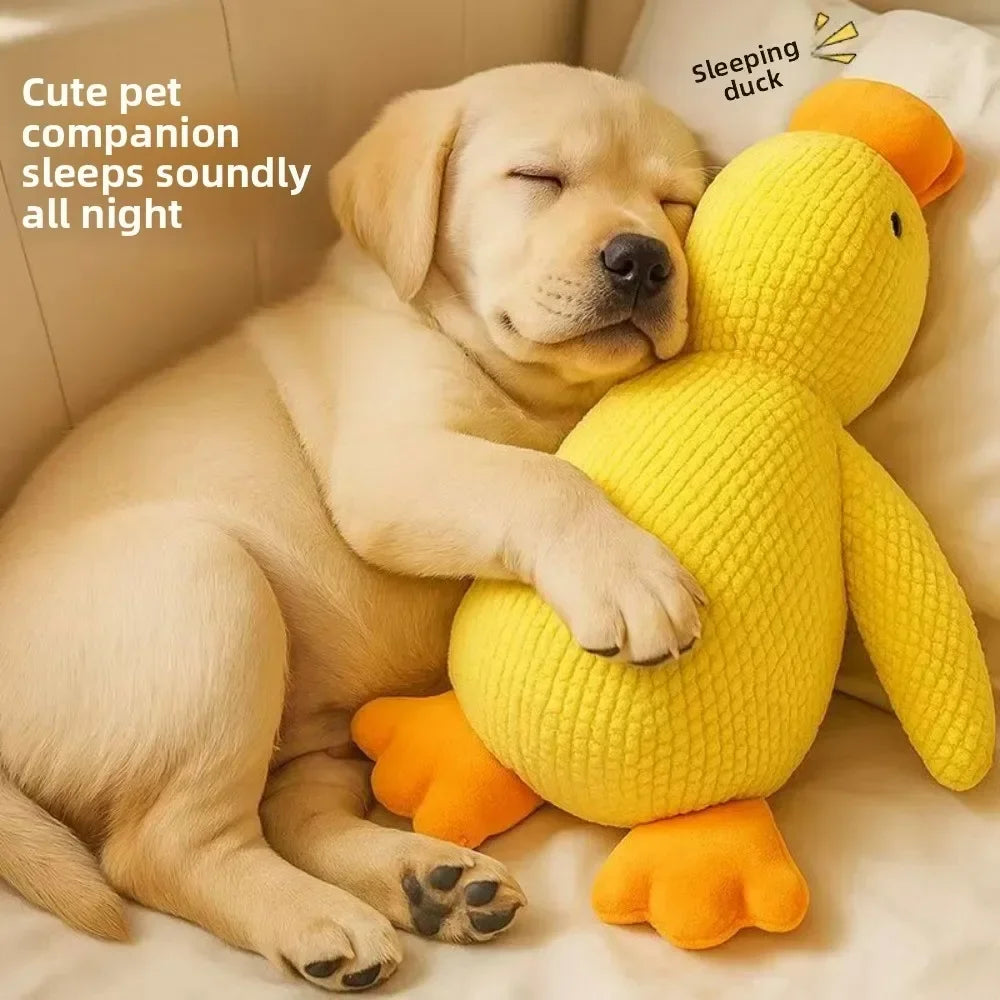 1/3PCS Things For Dogs Dog Accessories Dog Supplies Calming Duck Squeaky Plush Toy Luxury Sleep Aid Durable Puppy Companion Pet
