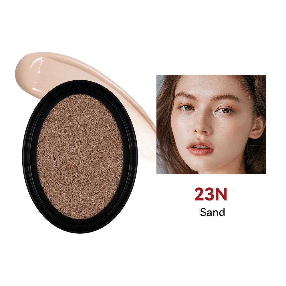Ricarica per fondotinta con cuscino impermeabile Fondotinta ad alta copertura a lunga durata Trucco coreano Fondotinta CC Cream Tone Up Cream