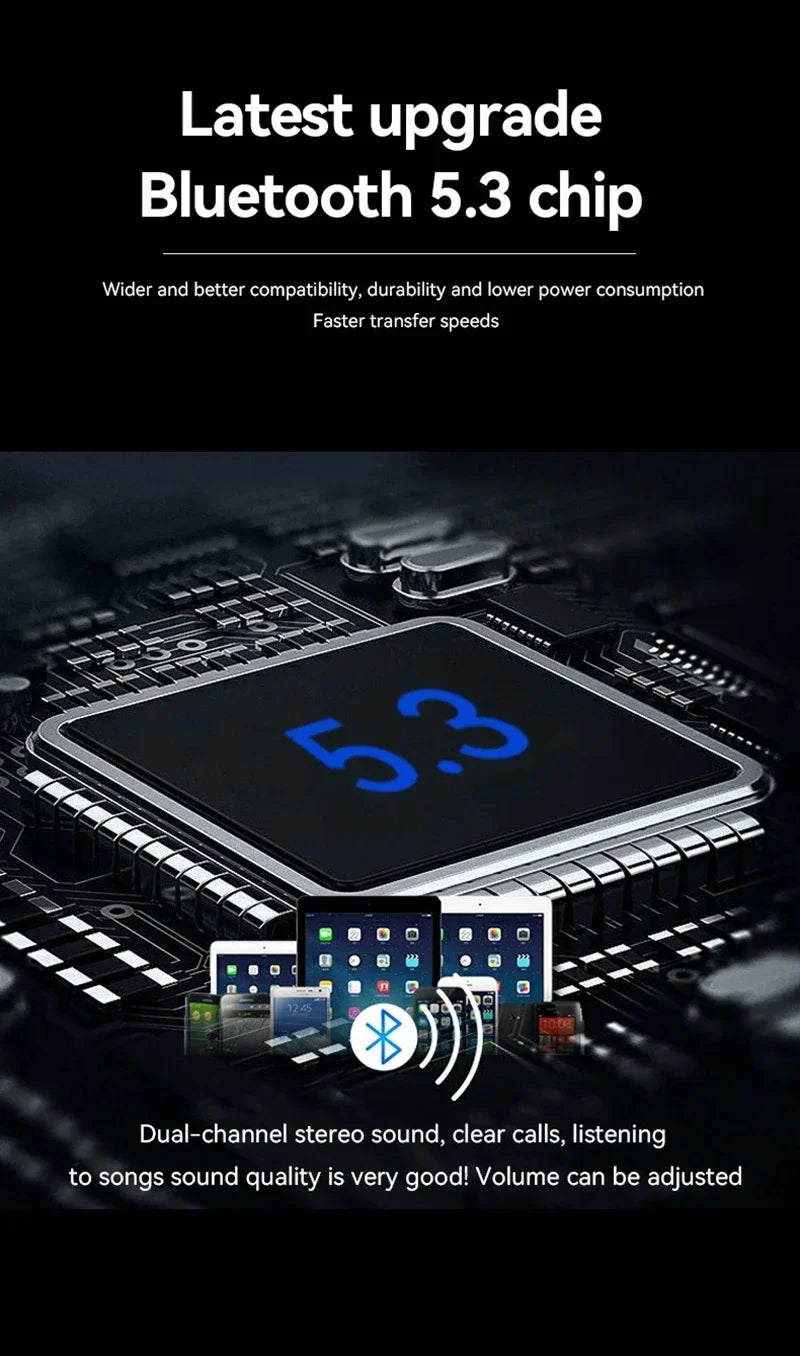 Occhiali intelligenti Lenovo AI con controllo remoto, fotografia touch, assistente vocale, chiamate Bluetooth wireless, cuffie per uomo e donna, idee regalo