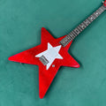 Chitarra elettrica Star con hardware di alta qualità, manico confortevole, tono bilanciato, tasti scorrevoli, accordatura stabile.