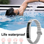 Nuovo braccialetto sportivo impermeabile Smart Band Controllo gesti Frequenza cardiaca Ossigeno nel sangue Monitor del sonno Schermo contapassi Smartwatch 2025