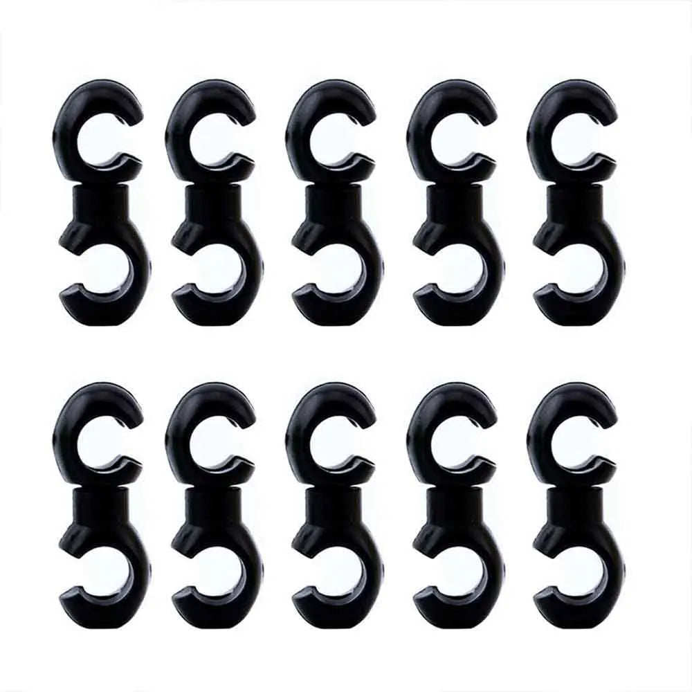 10 pz Girevole MTB Cavo Freno Pinze Bicicletta Shift Gear Cavo Fibbie Guida Linea Pinze Per Il Ciclismo Liscio Prestazioni Migliorate