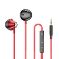Cuffie da Gaming 9D Stereo con Connettore Type C e 3.5mm, Auricolari Cablati In-Ear, Cuffie HiFi con Bassi Potenti per Telefono, Auricolari con Microfono Integrato e Funzione Vivavoce