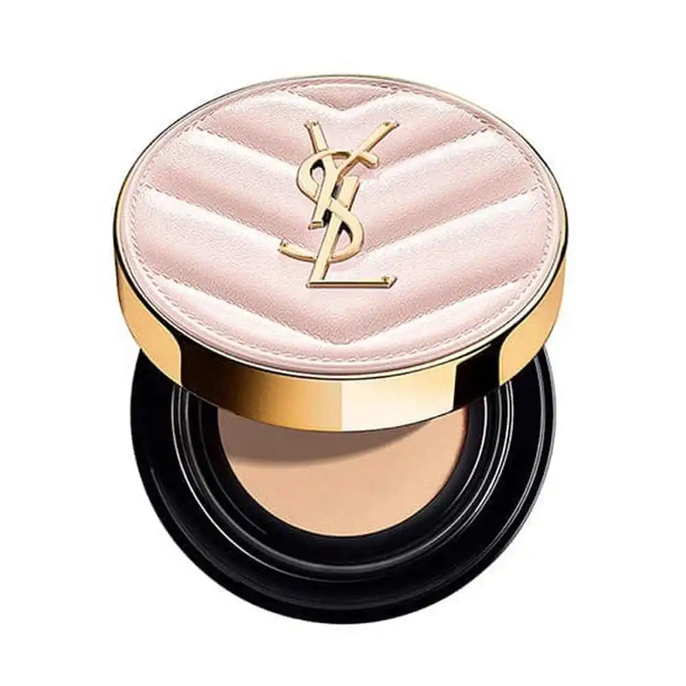 YSL Le Cushion Encre De Peau Fondotinta Cushion in Pelle Rosa B10 B20, Luminoso e Opaco, Lunga Durata, Copertura Impeccabile