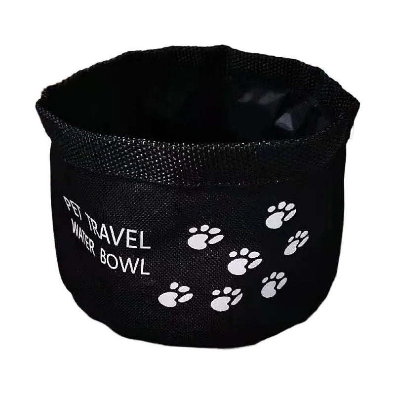 Ciotola per Cani da Viaggio, Ciotola Oxford per Escursioni all'Aperto, Dispenser di Cibo Pieghevole per Cani
