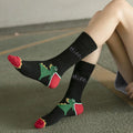 1 paio di calzini da skateboard Harajuku in cotone casual da donna