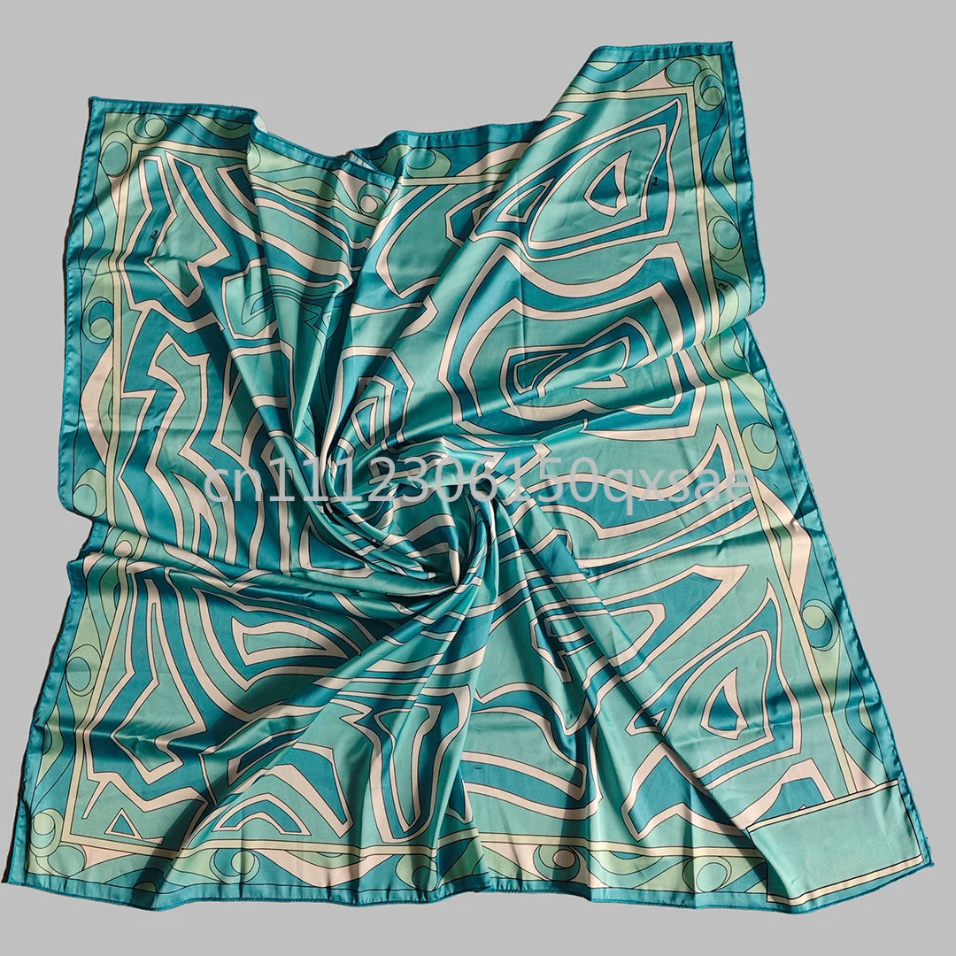 Costumi da bagno da donna rosa con foulard e logo a lettere, set bikini con foulard e fascia per capelli, abbigliamento da spiaggia