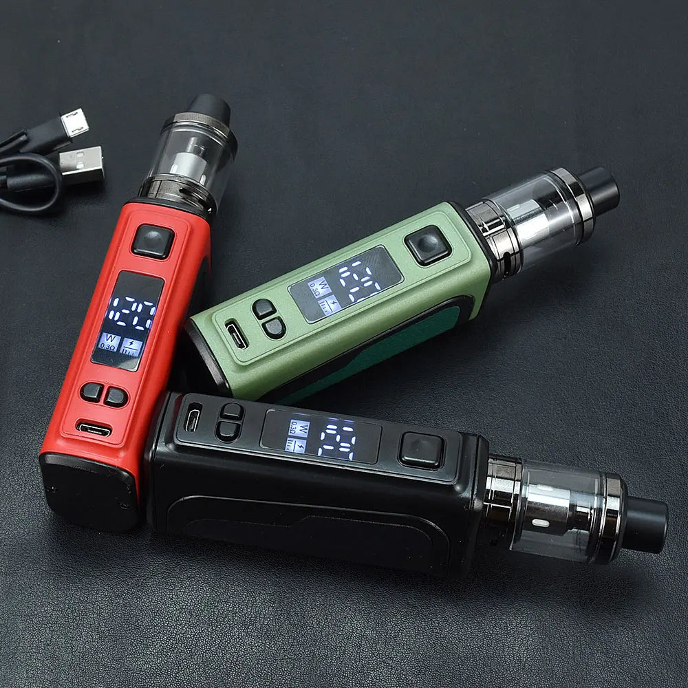 WOLFCOOLVAPE Sigaretta Elettronica 120W Box Mod Vaporizzatore Kit Box Mod con Schermo OLED Vaporizzatore 18000mAh Serbatoio Vape da 2.0ml