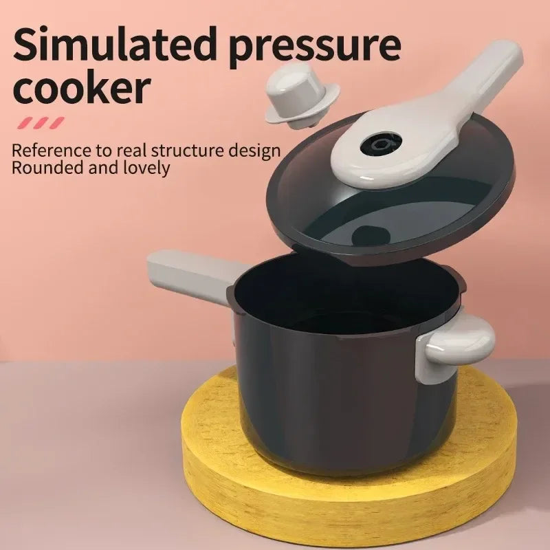 Set di giocattoli da cucina per bambini 59/69 pezzi Kit di accessori da cucina da gioco con pentole da gioco Padelle Fai finta di cibo Giocattolo da cucina Regalo per ragazze e ragazzi