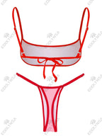 Monokini Micro Bikini Color Block Brasiliano 2025 – Taglio Alto