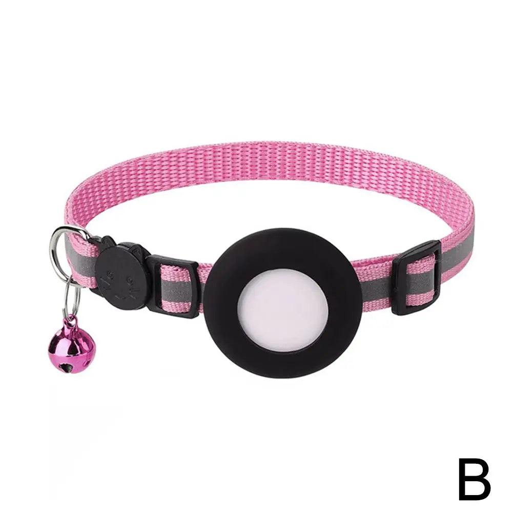 Air Tag Case Collar for Cats with Protective Case Tracker Anti Lost Positioning Reflective Dog Collars Pet Accessories