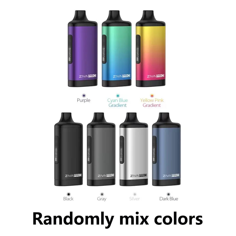 1-5pcs Yocan Ziva Pro Vape Mod 510 Batteria Per 510 Vape Cartuccia 650mAh Schermo OLED 1.8V-4.2V Vape Pen Sigaretta Elettronica